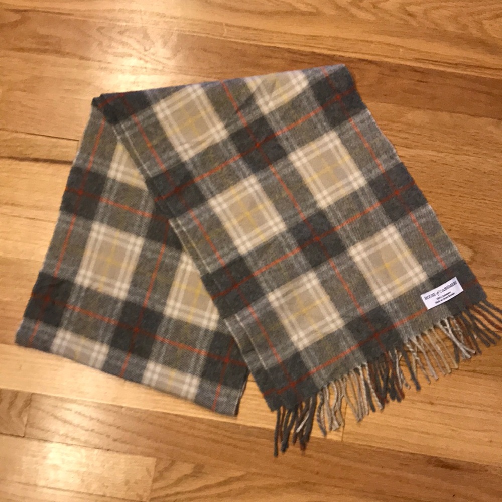 Cashmere scarf by House of Cashmere made in Great Britain unisex colors